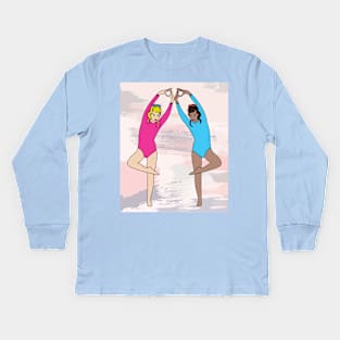 Yoga Yoga Meditation Relaxation Kids Long Sleeve T-Shirt